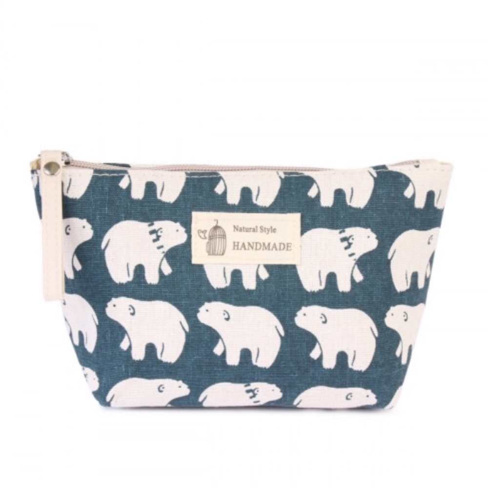 Polar Bear Cosmetic Pouches 1️⃣ LEFT